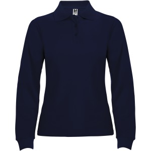 Estrella long sleeve women's polo, Navy Blue <font size=1>[ENG]</font>