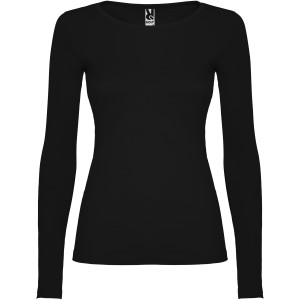 Extreme long sleeve women's t-shirt, Solid black <font size=1>[ENG]</font>