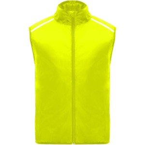 Jannu unisex lightweight running bodywarmer, Fluor Yellow <font size=1>[ENG]</font>