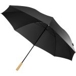 Romee 30'' windproof recycled PET golf umbrella, Solid black (10940990)