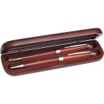 Rosewood pen set, brown (8120-11CD)