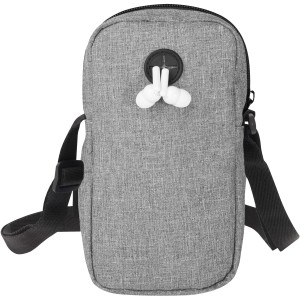 Ross GRS recycled phone pouch, Heather grey (Office desk equipment)