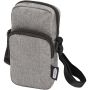 Ross GRS recycled phone pouch, Heather grey