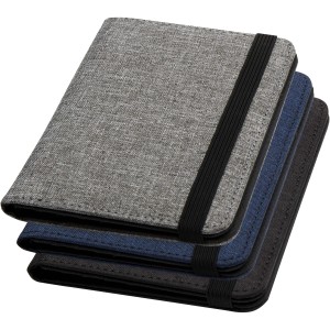 Ross GRS RPET RFID passport holder, Heather Charcoal (Travel items)