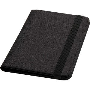 Ross GRS RPET RFID passport holder, Heather Charcoal (Travel items)