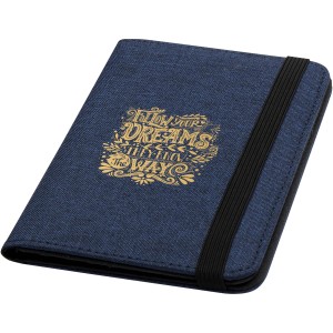 Ross GRS RPET RFID passport holder, Heather navy (Travel items)