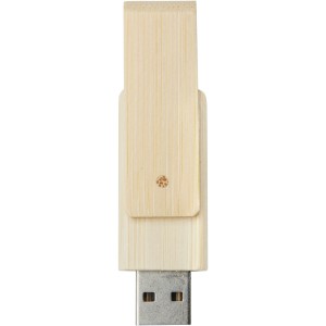 Rotate 8GB bamboo USB flash drive, Beige (Pendrives)