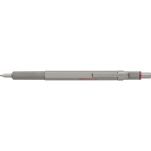 Rotring 600 ballpoint pen, silver (Metallic pen)