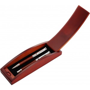 Schreibset aus Rosenholz Robin, Braun
