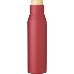 Doppelwandige Flasche aus Edelstahl Christian, Bordeauxrot