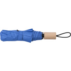 RPET 190T umbrella Brooklyn, blue (Foldable umbrellas)