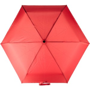 rPET 190T umbrella Cynthia, red (Foldable umbrellas)