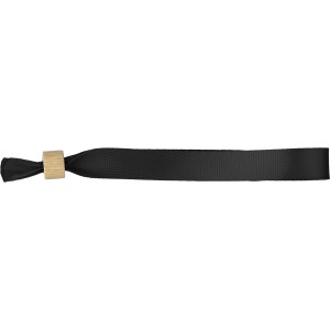 rPET (300D) wristcord Tarian, black (Schlsselbnder, Armbnder, Badge-Halter)