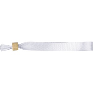 rPET (300D) wristcord Tarian, white (Schlsselbnder, Armbnder, Badge-Halter)