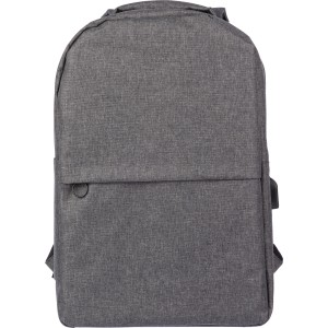 rPET (600D) backpack Henrik, grey (Backpacks)