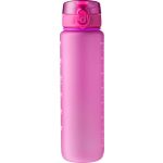 RPET drinking bottle (1000 ml) Brinley, fuchsia (1015136-46)