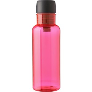 rPET drinking bottle 600 ml Erica, red (Sport bottles)