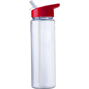 RPET drinking bottle Ahmed, red (Sport bottles)