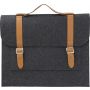 RPET felt document bag Amelia, grey