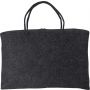 RPET felt duffle bag Savannah, dark grey