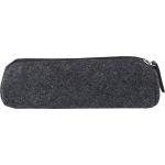 RPET felt pencil case Samantha, dark grey (970963-491)