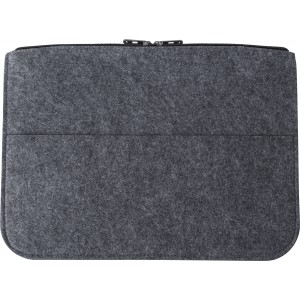 rPET Laptop-Tasche Emilia aus Filz, Grau