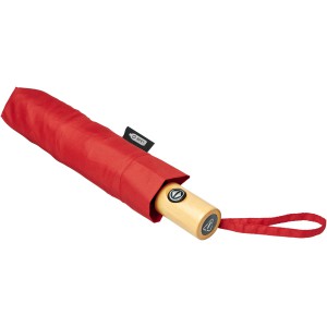 RPET folding umbrella , Red (Foldable umbrellas)