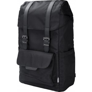 rPET (290T) Polyester Twill Rucksack mit Lasche Marlowe, Sch