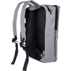 rPET polyester (300D) backpack Mallory, light grey (Backpacks)