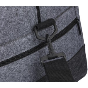 rPET sports bag Corliss, dark grey (Umhngetaschen)