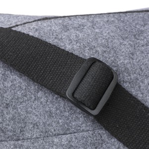 rPET sports bag Corliss, dark grey (Umhngetaschen)
