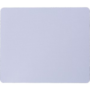 Rubber mouse mat Gabriel, white (Office desk equipment)