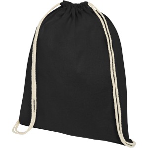 Oregon 100 g/m2 Premium Turnbeutel 5L, schwarz