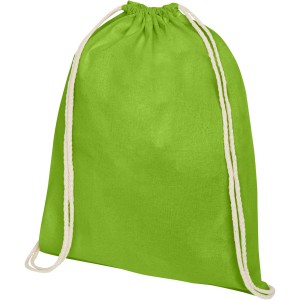 Oregon 140 g/m2 Turnbeutel aus Baumwolle 5L, limone