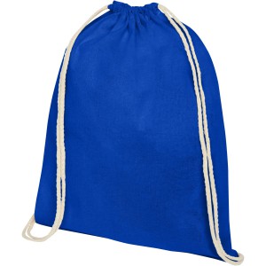 Oregon 140 g/m2 Turnbeutel aus Baumwolle 5L, royalblau
