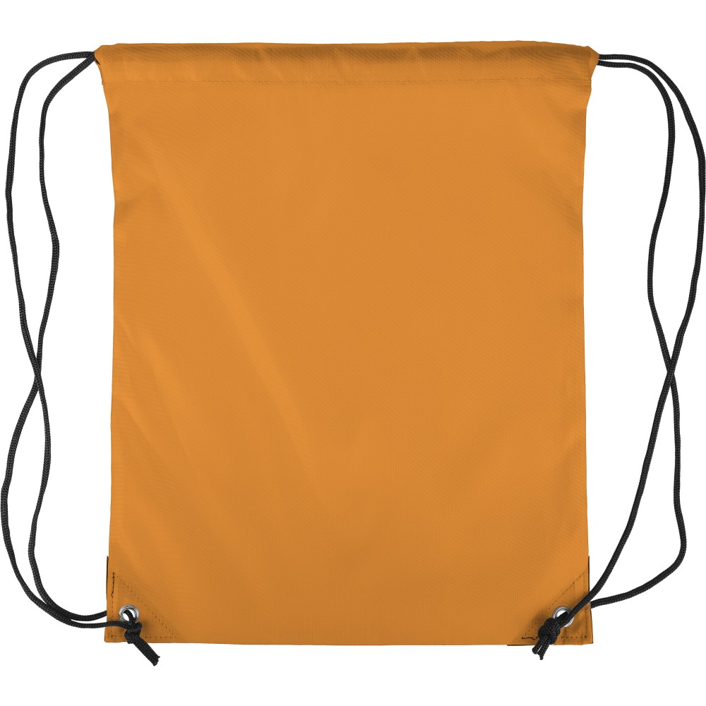 Polyester (210D) drawstring backpack Isolde, orange (Rucksack)