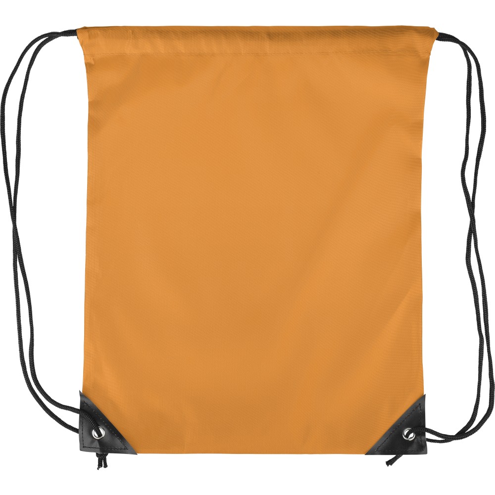 Polyester (210D) drawstring backpack Isolde, orange (Rucksack)
