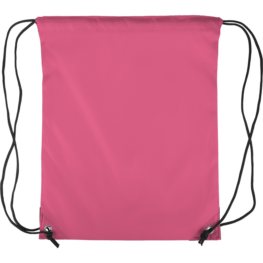 Polyester (210D) drawstring backpack Isolde, pink (Rucksack)