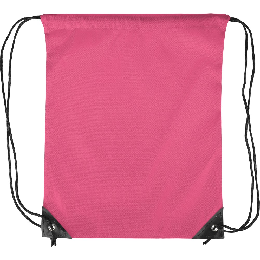 Polyester (210D) drawstring backpack Isolde, pink (Rucksack)