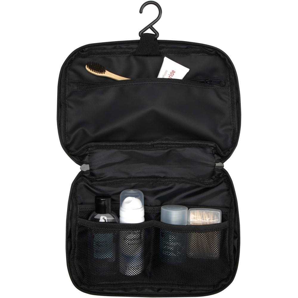 Roam GRS recycelte modulare Kulturtasche, schwarz (Rucksack)