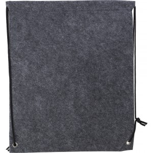 rPET-Filz-Rucksack mit Kordelzug Maya, Grau
