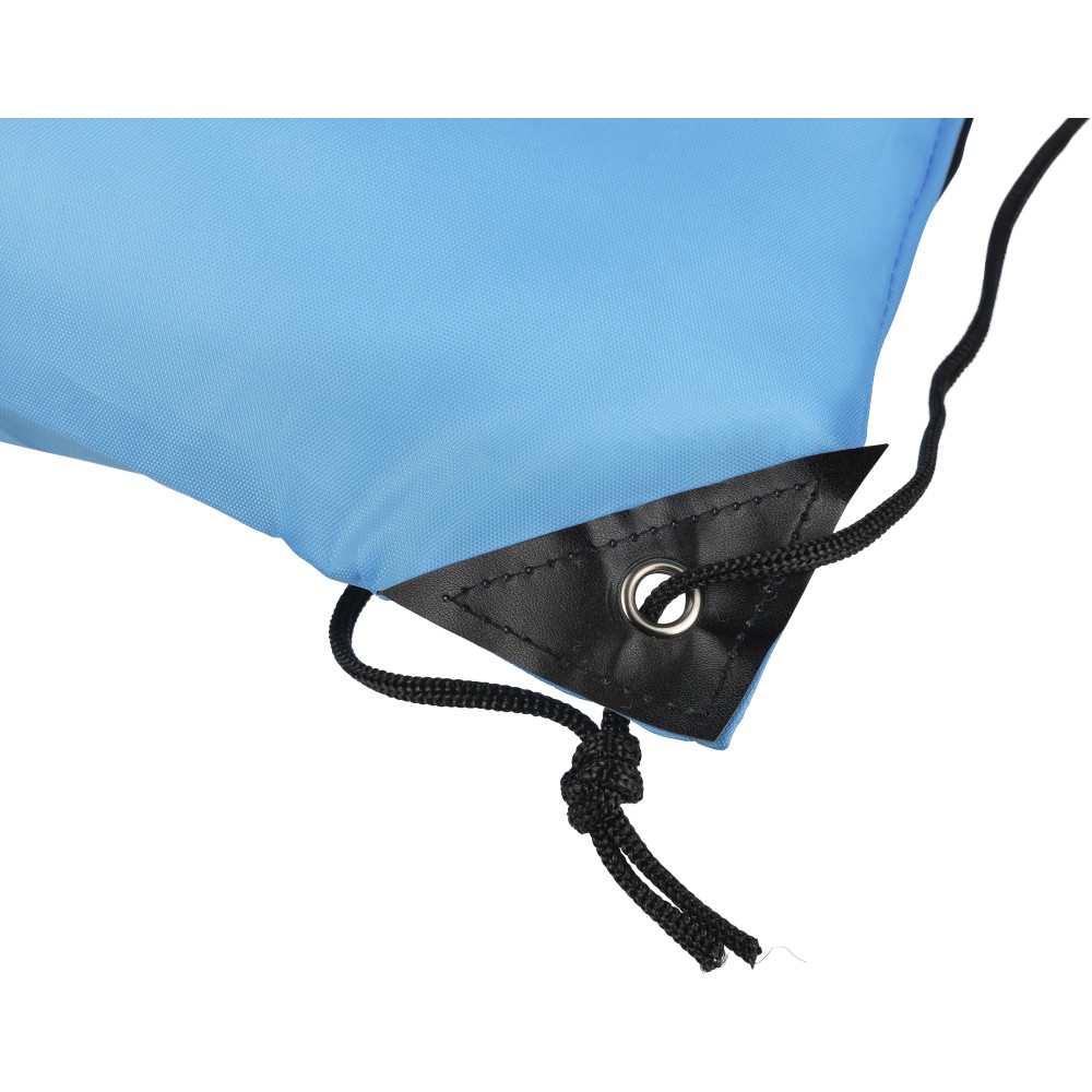 rPET polyester (210D) drawstring backpack Calix, light blue (Rucksack)