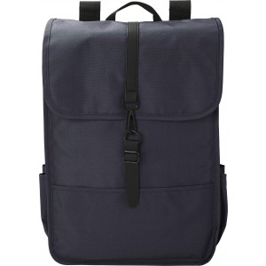 rPET Polyester (300D) Rucksack mit Lasche Lyric, Blau