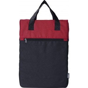 rPET-Polyester (600D) Rucksack Olive, Rot