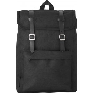 Rucksack aus Polyester Genevieve, Schwarz