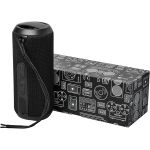 Rugged fabric waterproof Bluetooth<sup>®</sup> speaker, solid black (12400000)