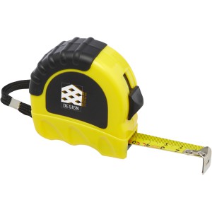 Rule 5-metre RCS recycled plastic measuring tape, Yellow (Measure instruments)