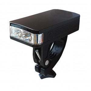 Plastic bicycle light with CREE LED, black (Bycicle items)