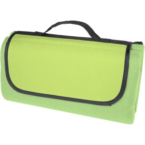 Salvie recycled plastic picnic blanket, Mid green (Blanket)