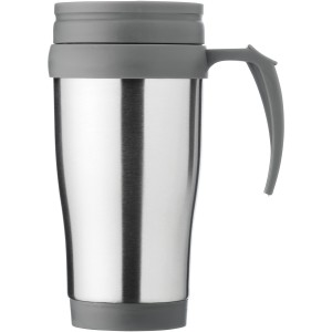 Sanibel 400 ml insulated mug, Silver,Grey (Mugs)